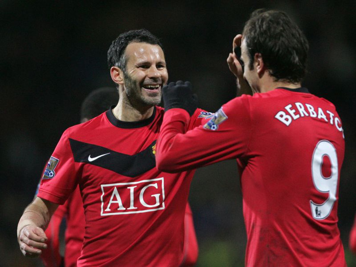Giggs a Berbatov