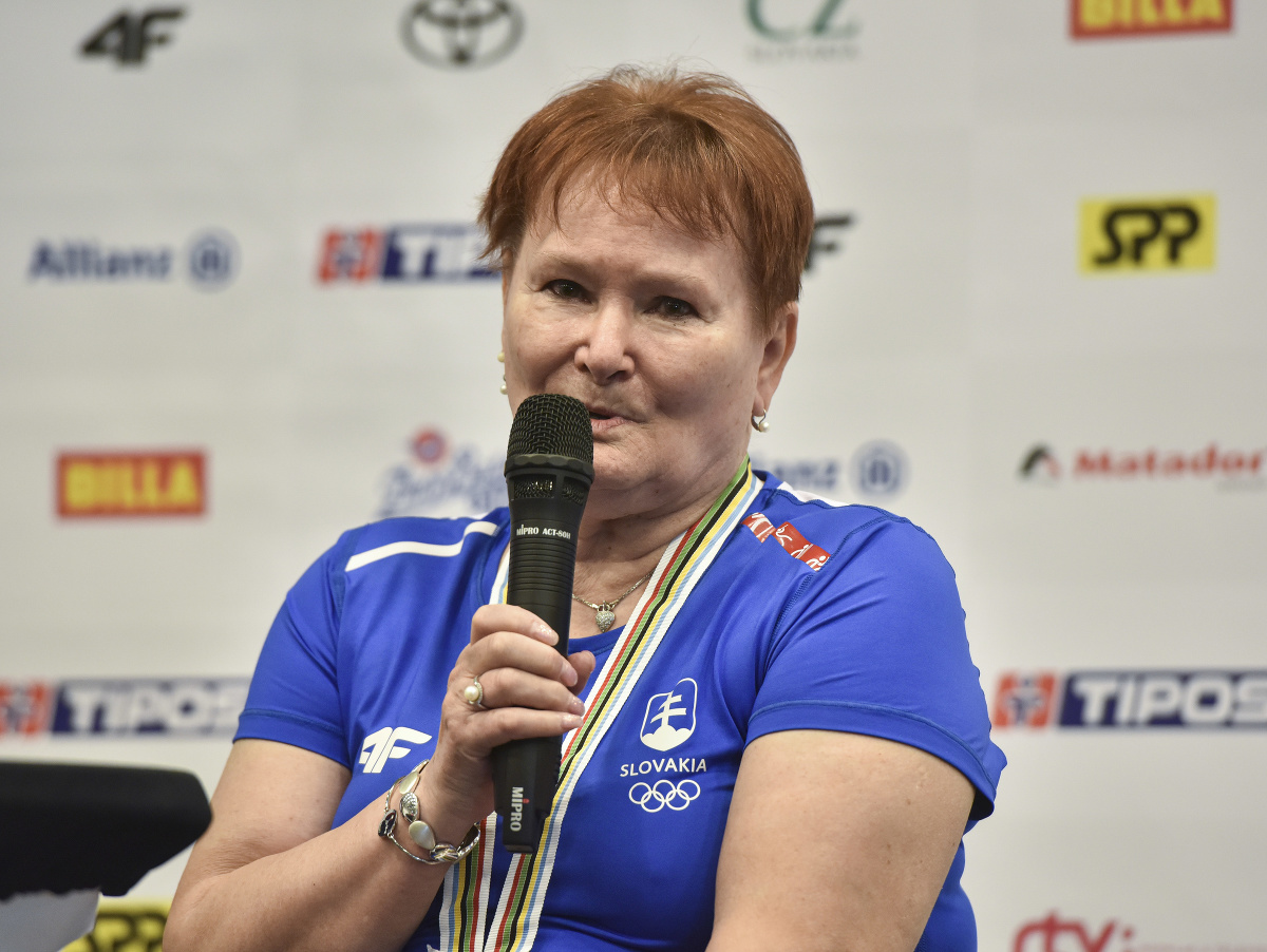 Na snímke bývalá slovenská gymnastka Marianna Némethová-Krajčírová