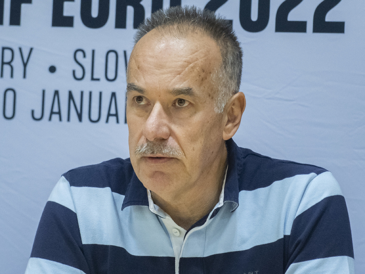 Na snímke predseda predstavenstva organizačného výboru ME 2022 Igor Nemeček