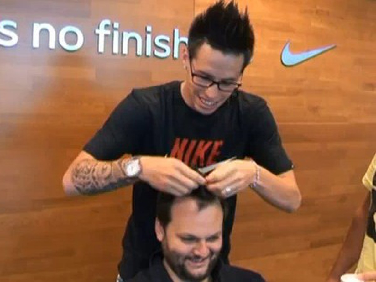 Marek Hamšík robí Juniorovi svoj známy účes