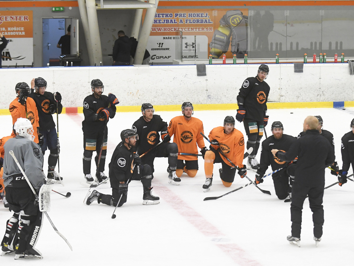 Prvý tréning HC Košice na ľade v príprave na novú sezónu

