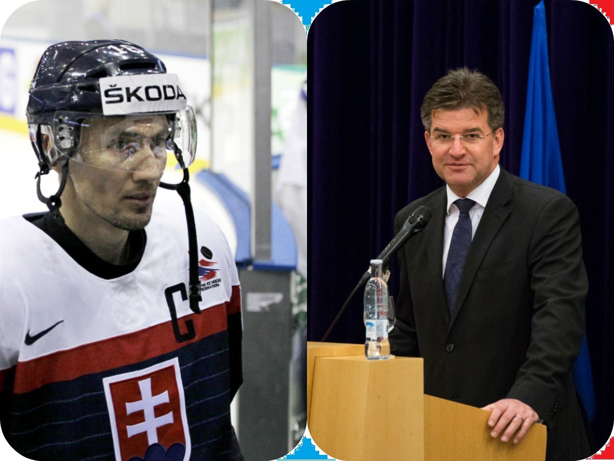 Legendu slovenského hokeja Miroslava Šatana pozval šéf diplomacie Miroslav Lajčák na ministerstvo