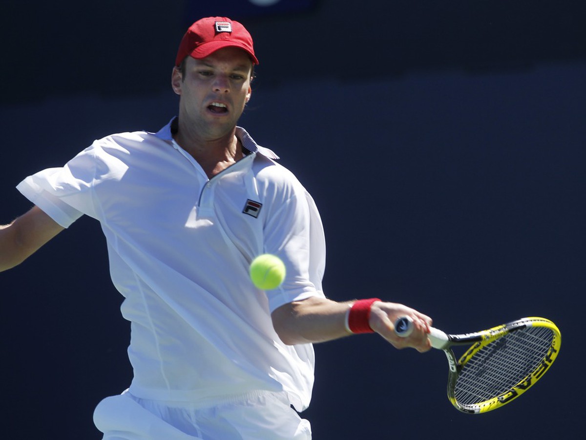 Horacio Zeballos na záverečnom grandslame minulej sezóny US Open v súboji s Talianom Fogninim (29.8.)