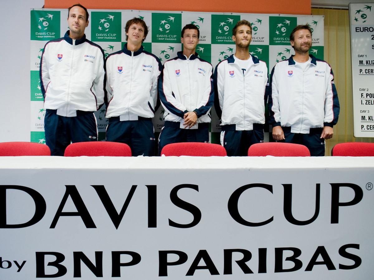 Igor Zelenay, Filip Polášek, Pavol Červenák, Martin Kližan a Miloš Mečíř