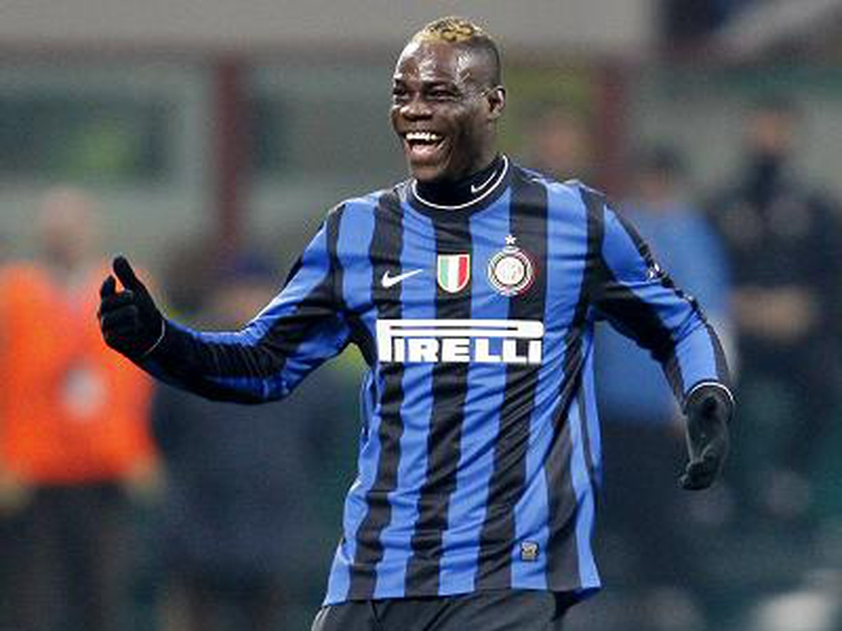 Mario Balotelli z Interu Miláno