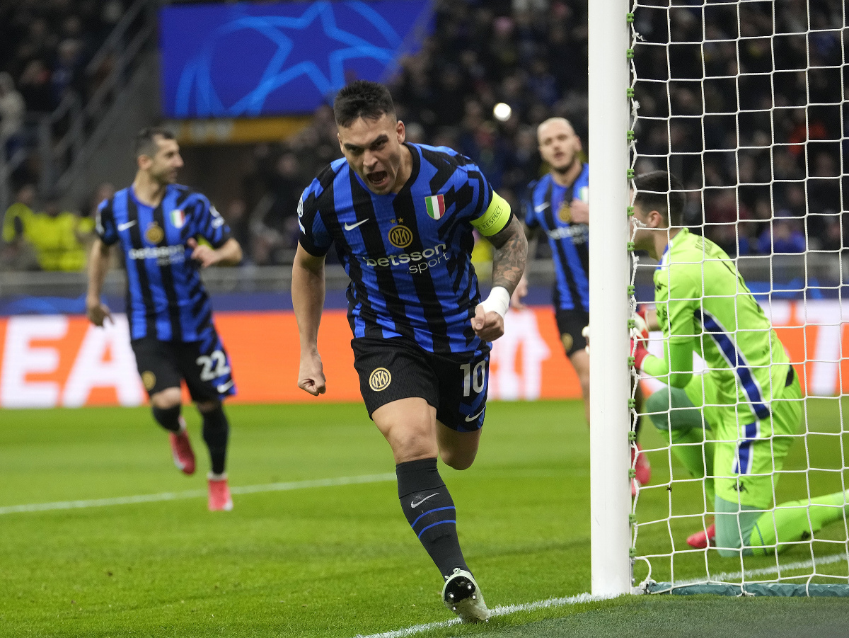 Lautaro Martínez a jeho gólová radosť