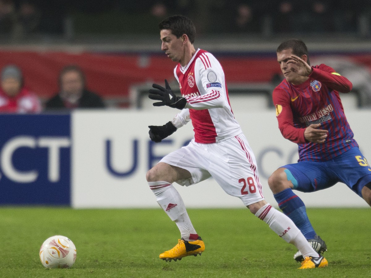 Isaac Cuenca v drese Ajaxu