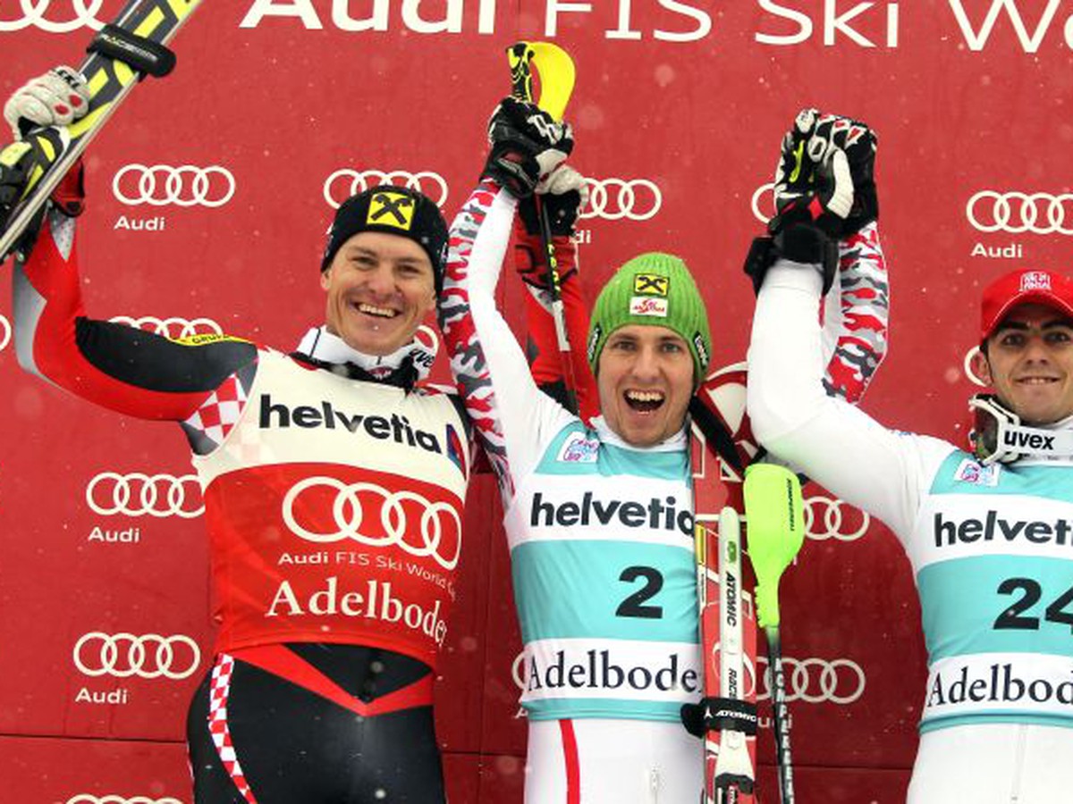 Ivica Kostelič, Marcel Hirscher a Stefano Gross
