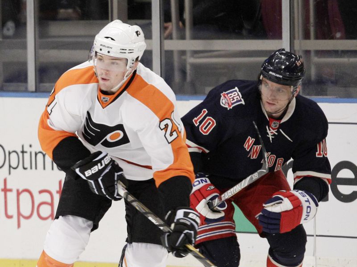 Marián Gáborík v zápase s Philadelphiou