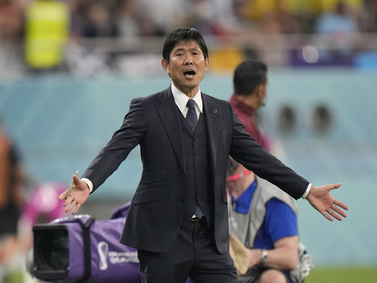Tréner japonskej futbalovej reprezentácie Hadžime Morijasu
