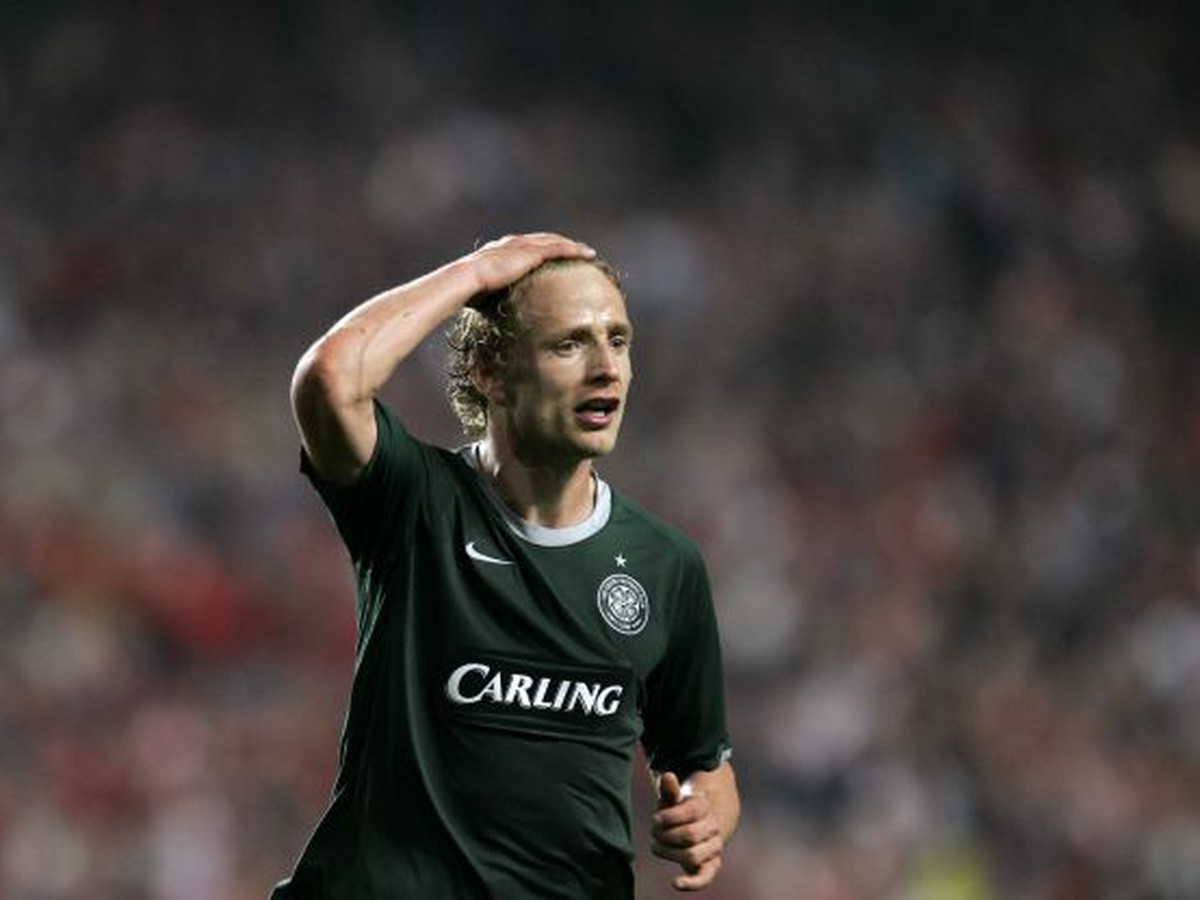 Jiří Jarošík ešte v drese Celticu