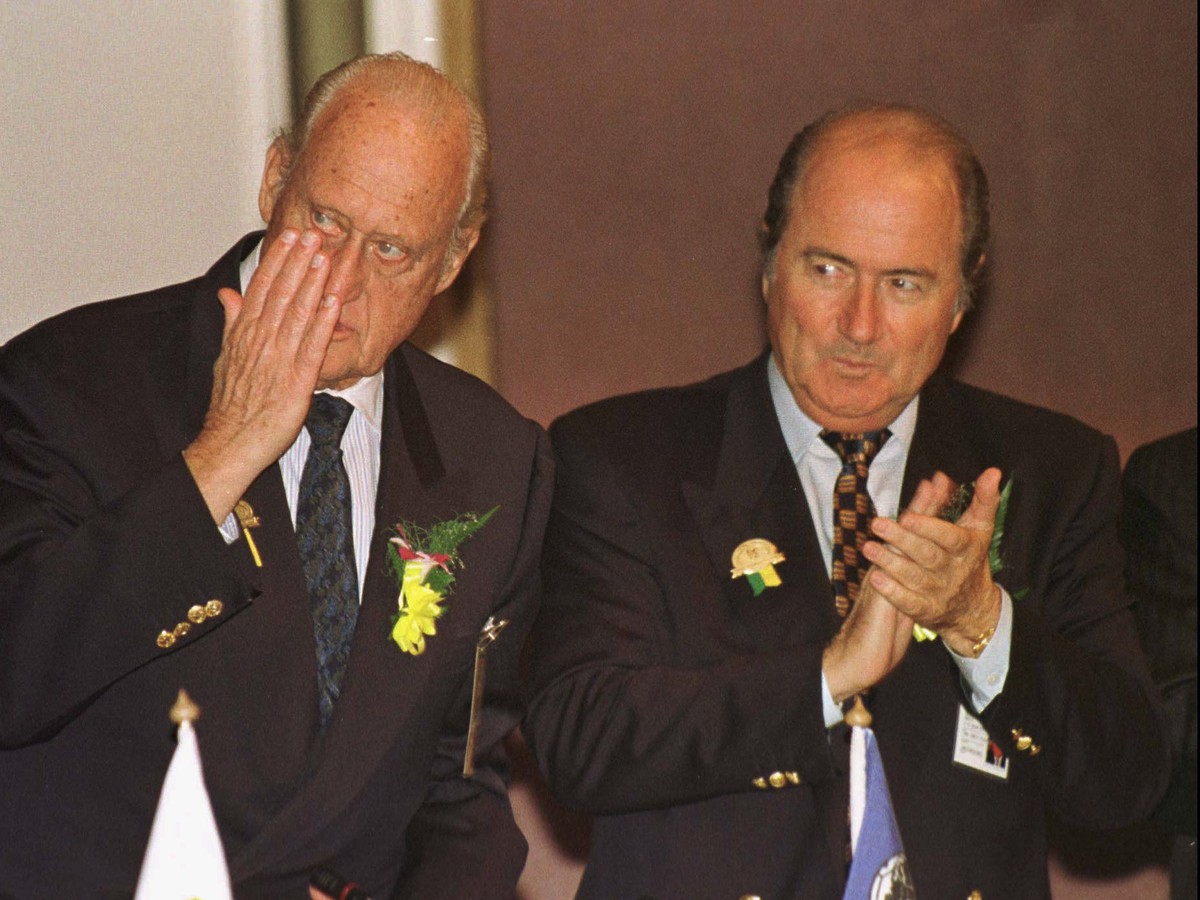 Joao Havelange a Joseph Blatter