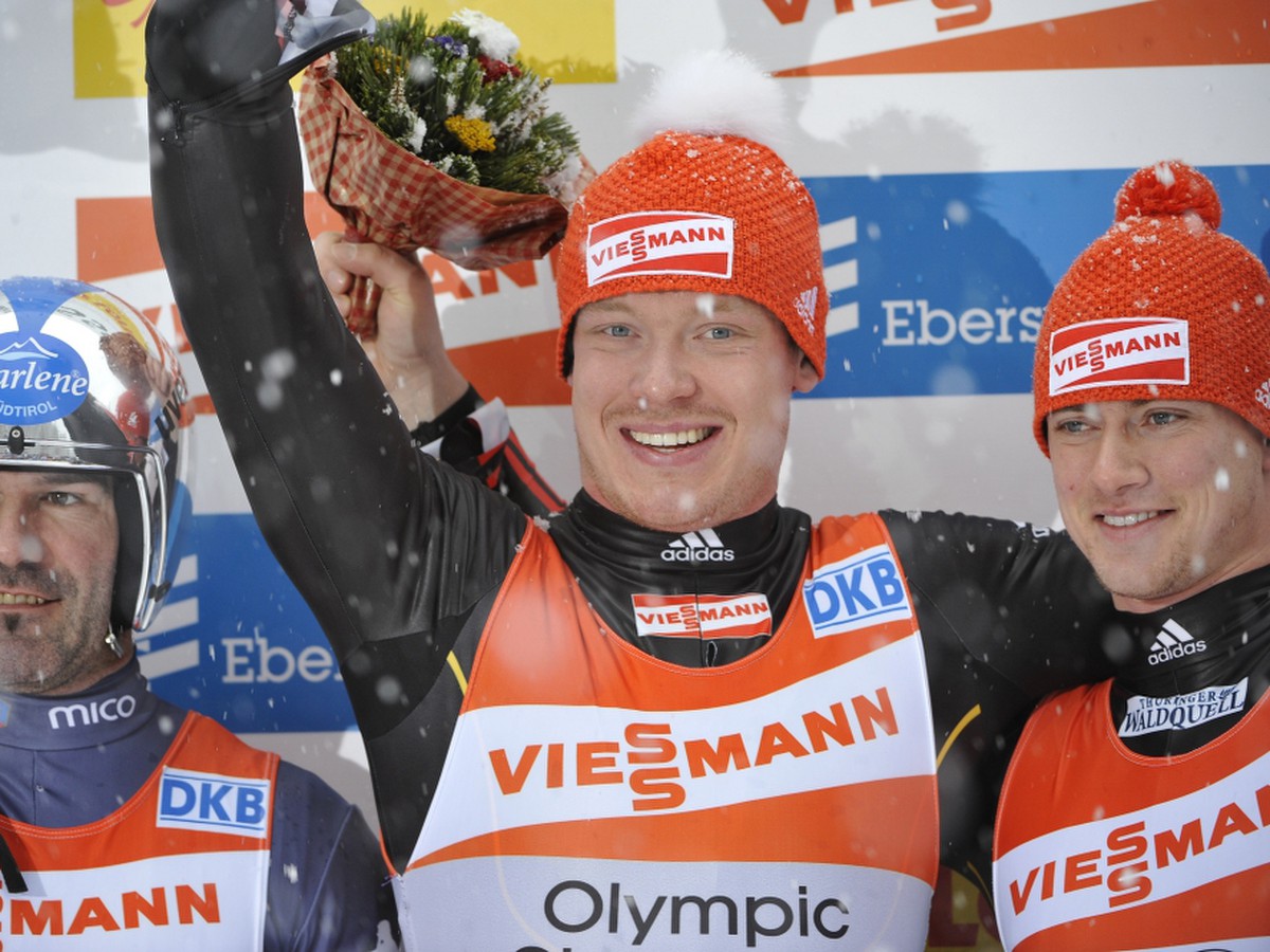 Armin Zoeggeler, Felix Loch a Johannes Ludwig