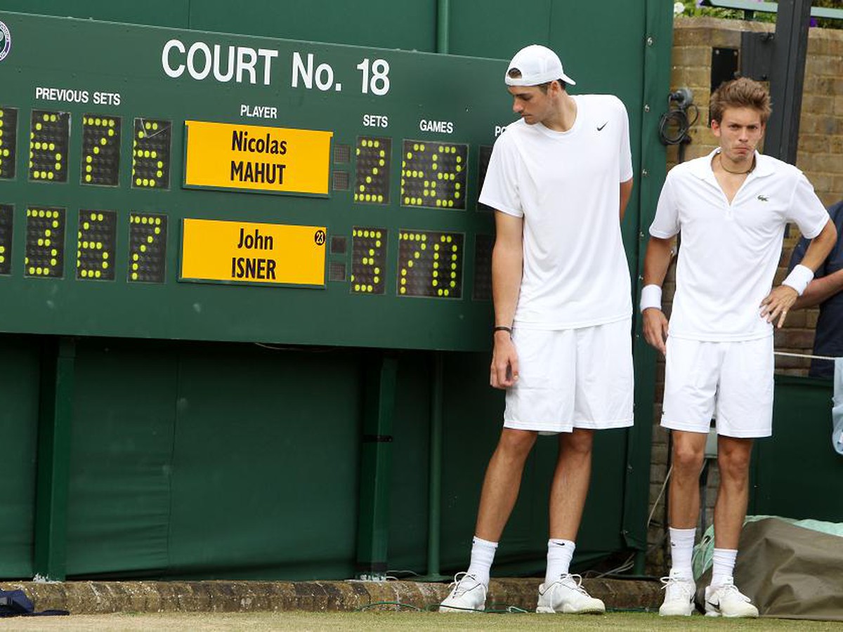 John Isner a Nicolas Mahut