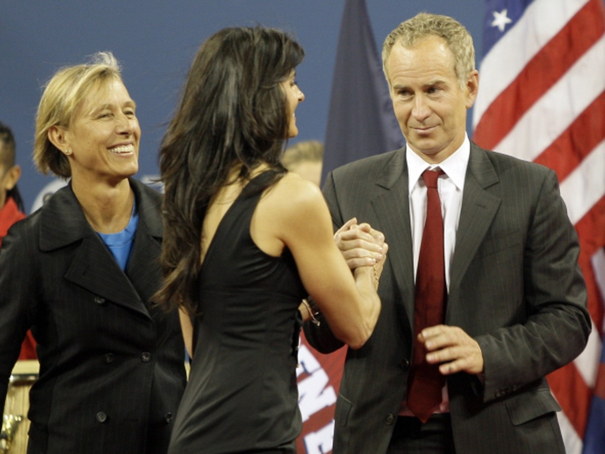 John McEnroe na otvorení US Open 2008.
