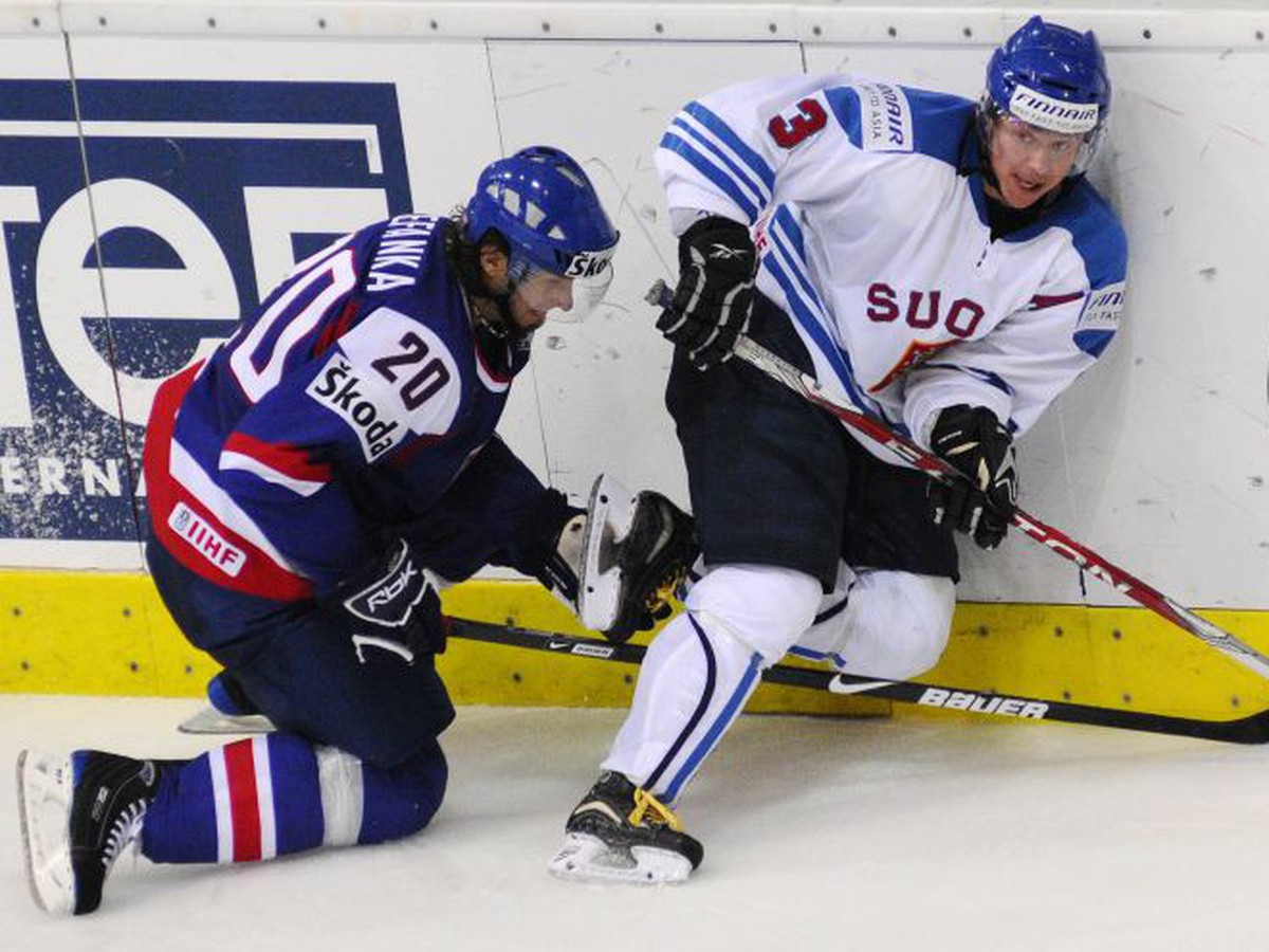Juraj Štefanka a Petteri Nummelin počas MS 2009