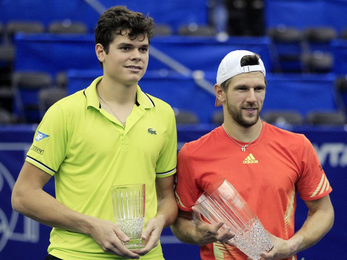 Milos Raonic a Jürgen Melzer