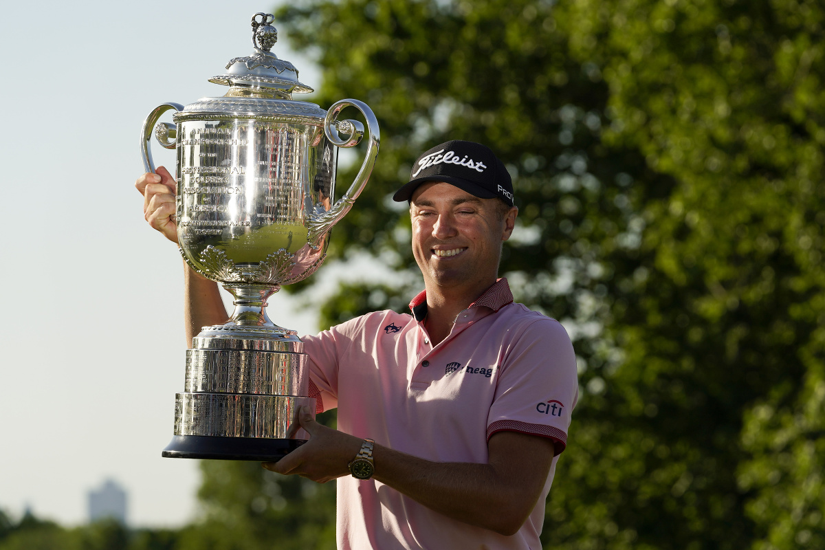Justin Thomas druhýkrát v kariére triumfoval na PGA Championship