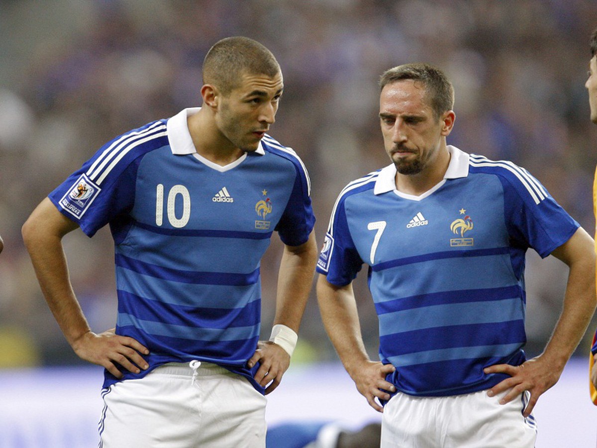 Karim Benzema a Franck Ribéry