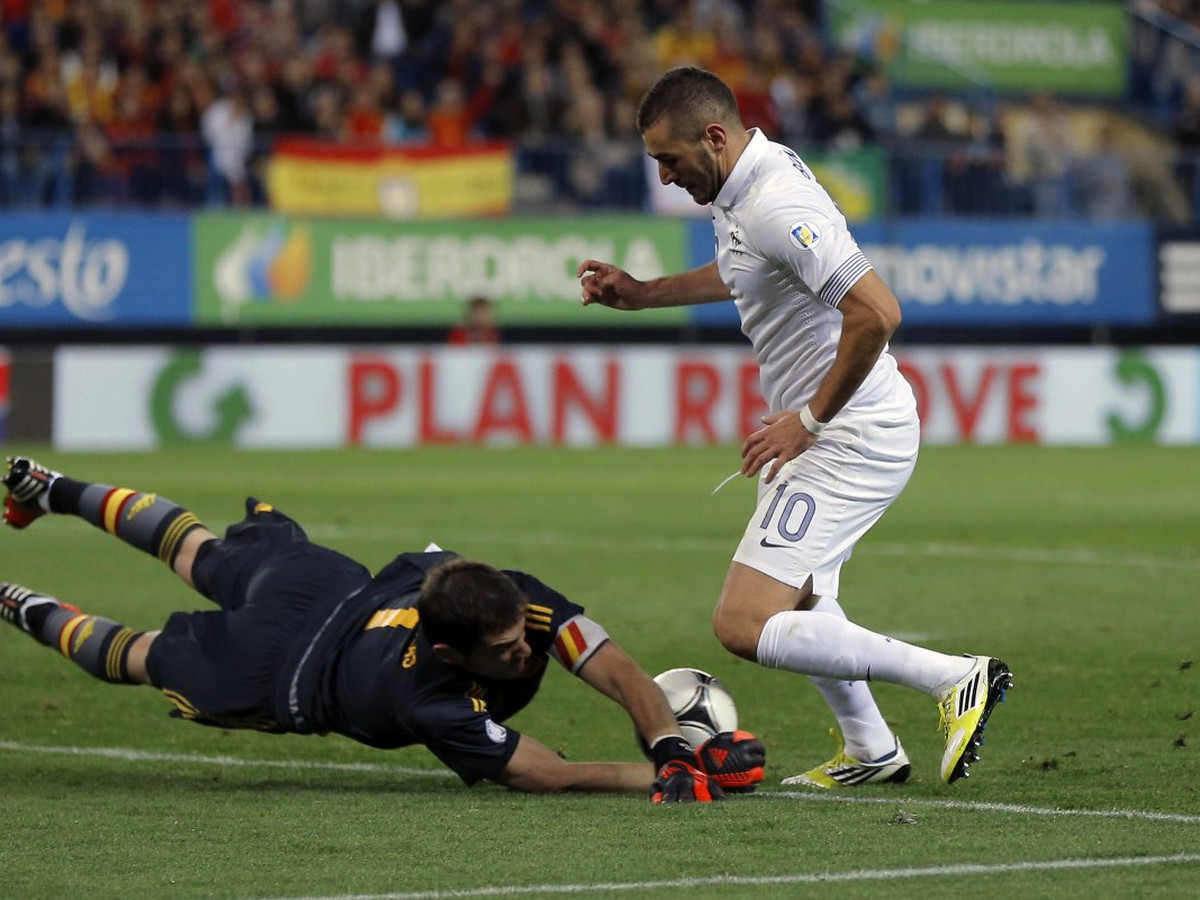 Karim Benzema a Iker Casillas