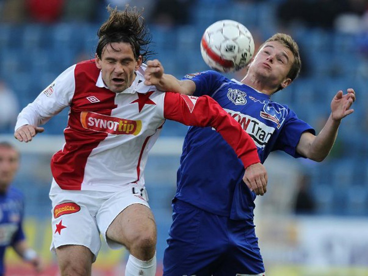 Karol Kisel počas zápasu s Ústí nad Labem