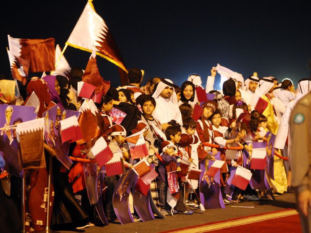 Katarské oslavy po pridelení MS 2022