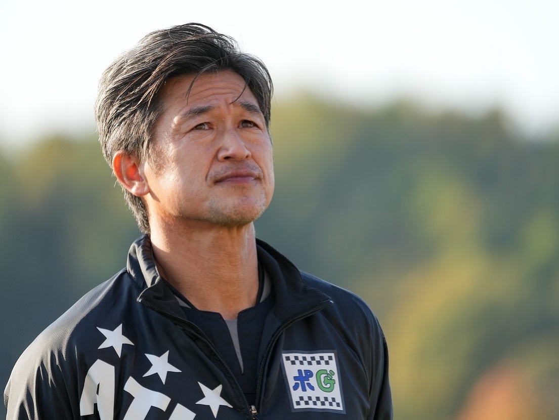 Najstarší profesionálny futbalista v histórii Kazujoši Miura