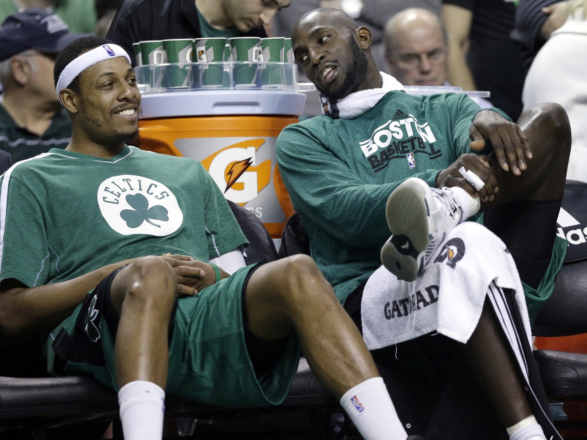 Kevin Garnett a Paul Pierce