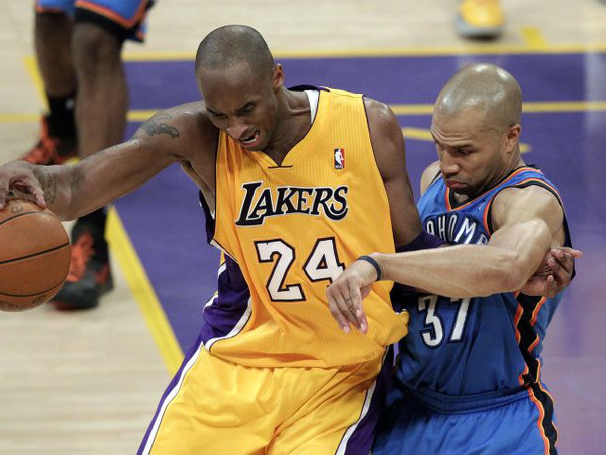 Kobe Bryant a Derek Fisher