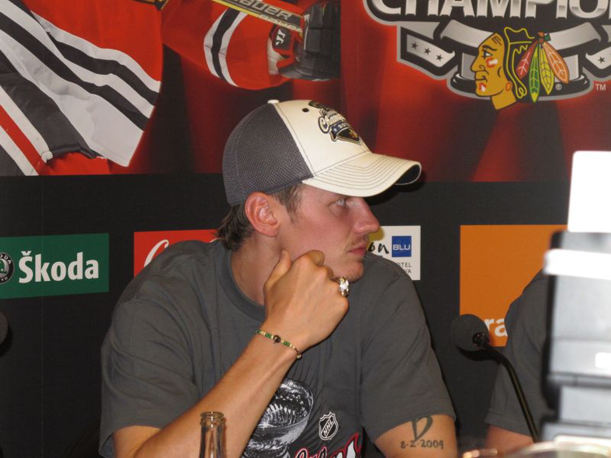 Tomáš Kopecký s prsteňom pre víťaza NHL