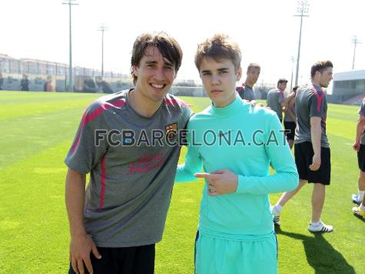Bojan Krkič a Justin Bieber