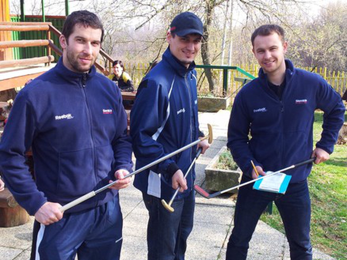 Brankári Laco, Hamerlík a Hudáček na minigolfe