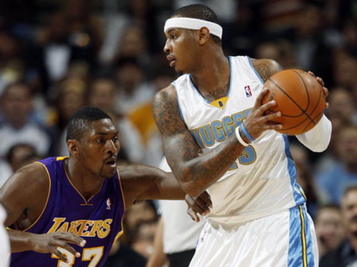 Carmelo Anthony a Ron Artest
