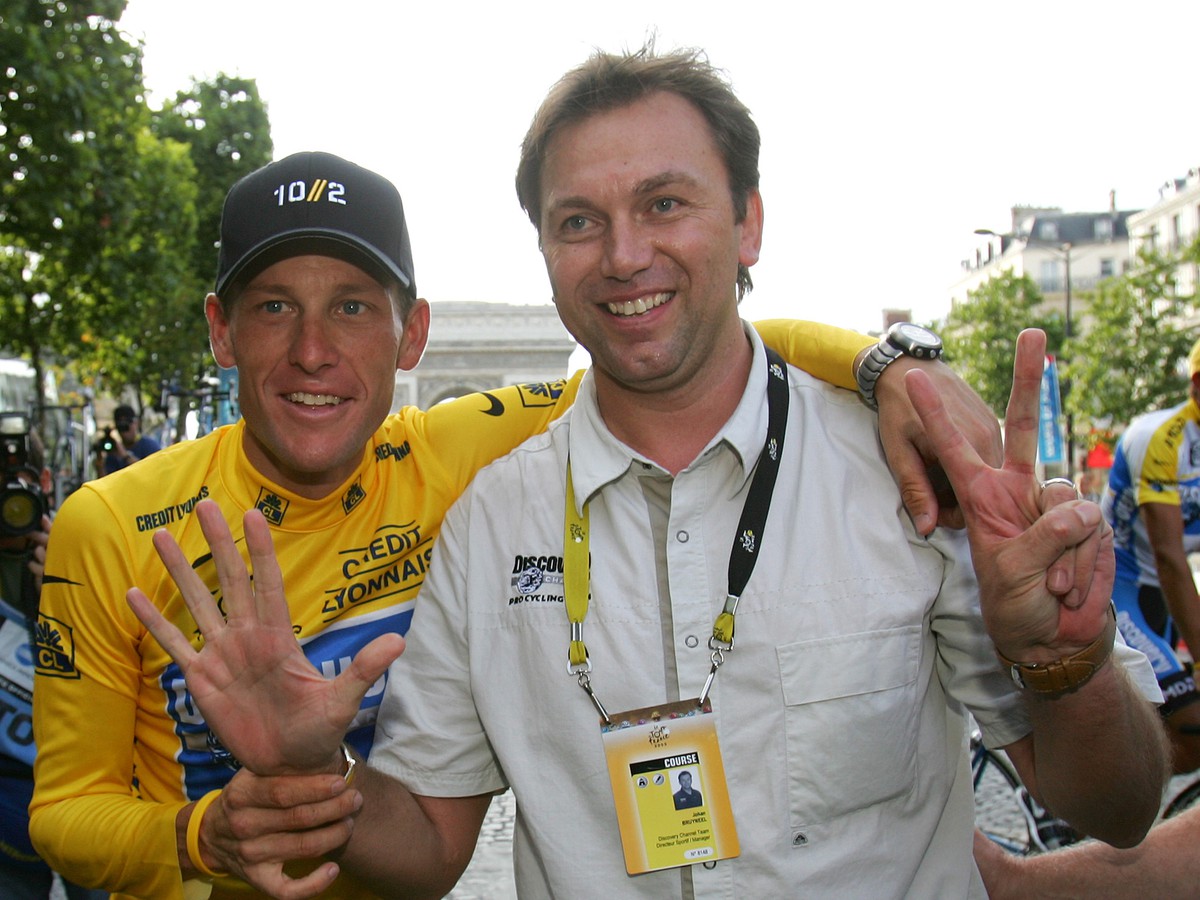 Lance Armstrong a Johan Bruyneel