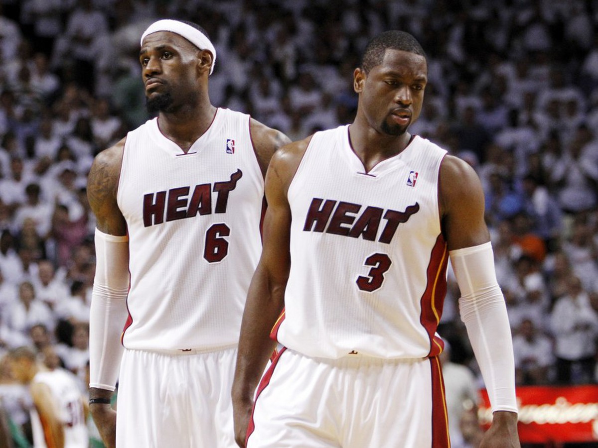 LeBron James a Dwyane Wade 