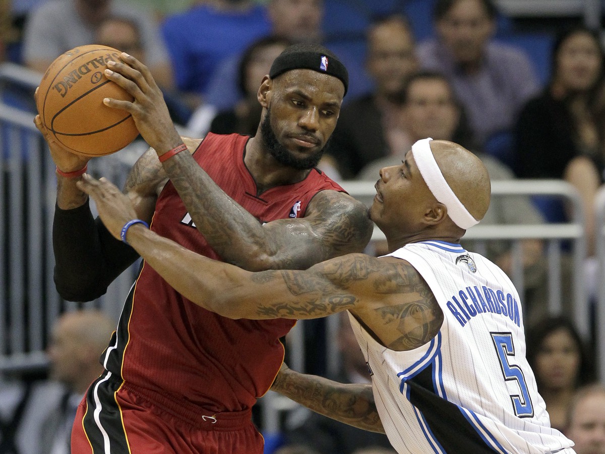 LeBron James a Quentin Richardson