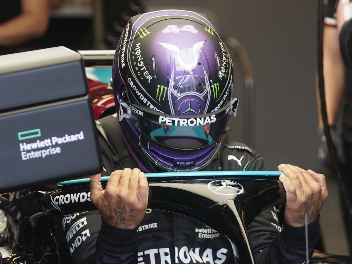 Britský pilot formuly 1 Lewis Hamilton z tímu Mercedes