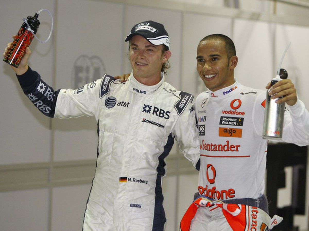 Nico Rosberg a Lewis Hamilton