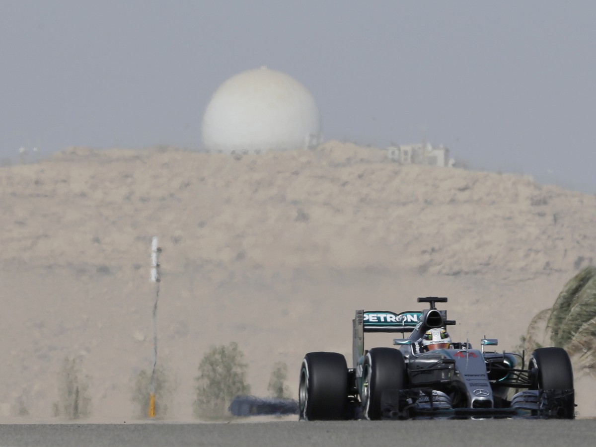 Lewis Hamilton v Bahrajne