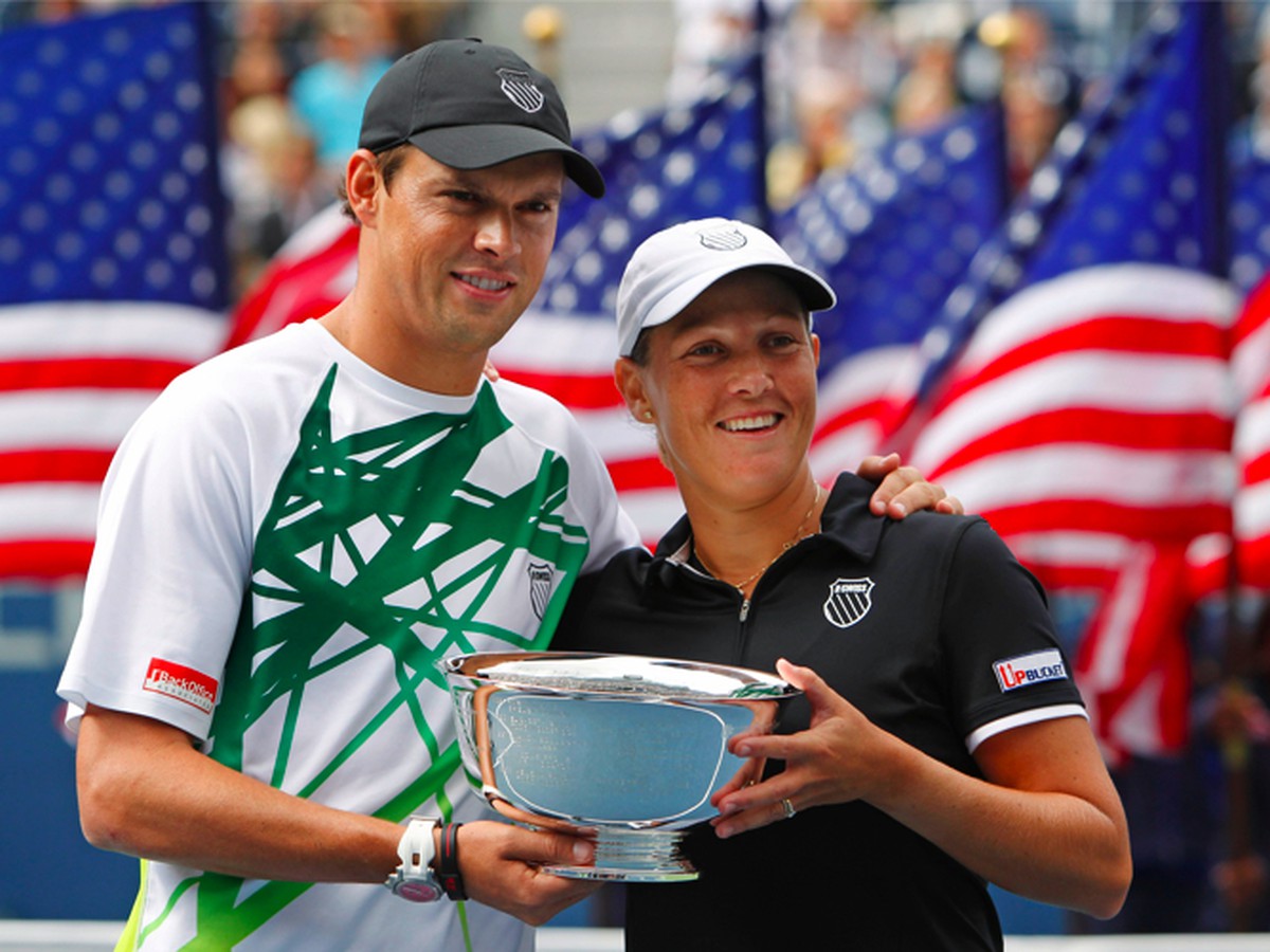 Liezel Hube a Bob Bryan 