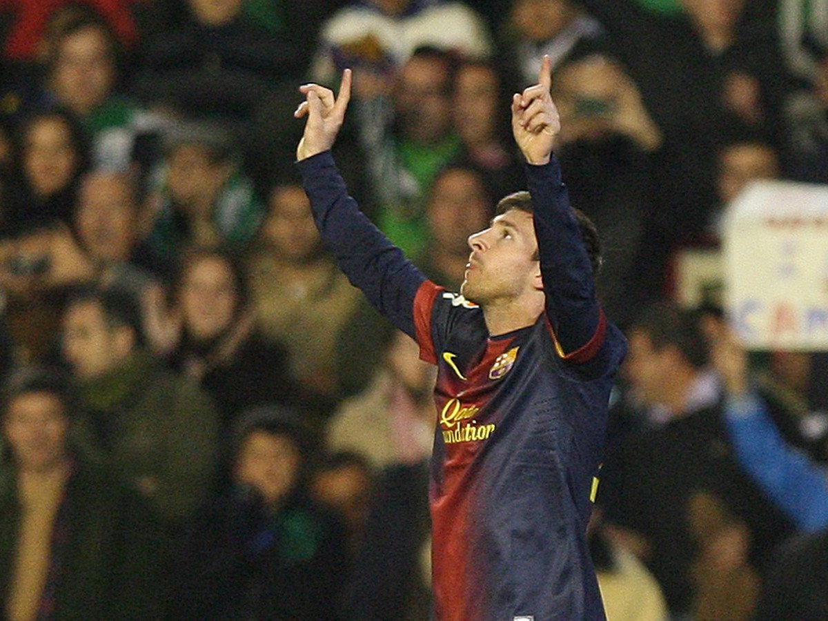 Lionel Messi po rekordnom góle