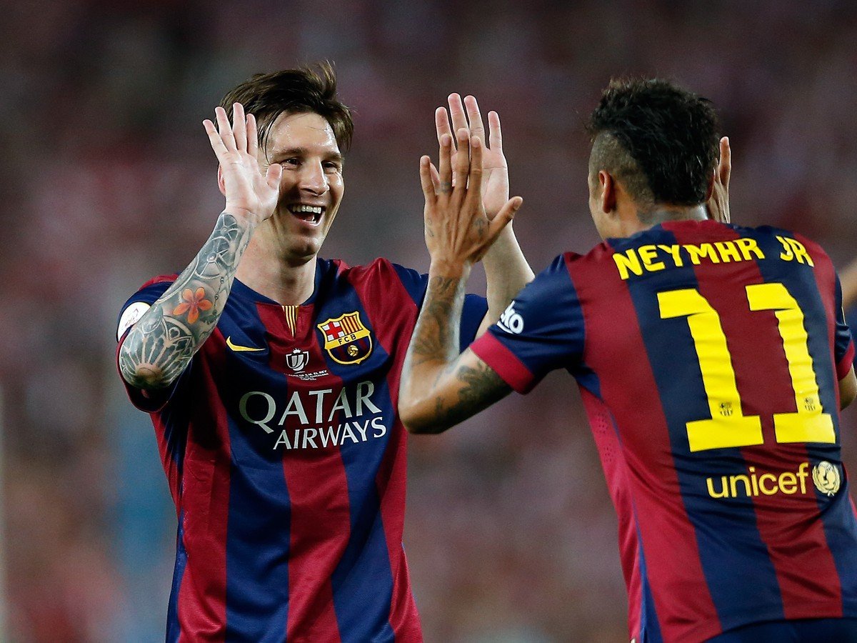 Lionel Messi a Neymar Jr.