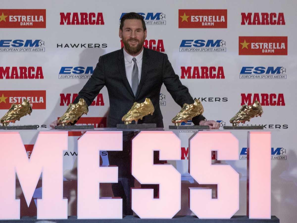 Lionel Messi si piatykrát prebral Zlatú kopačku