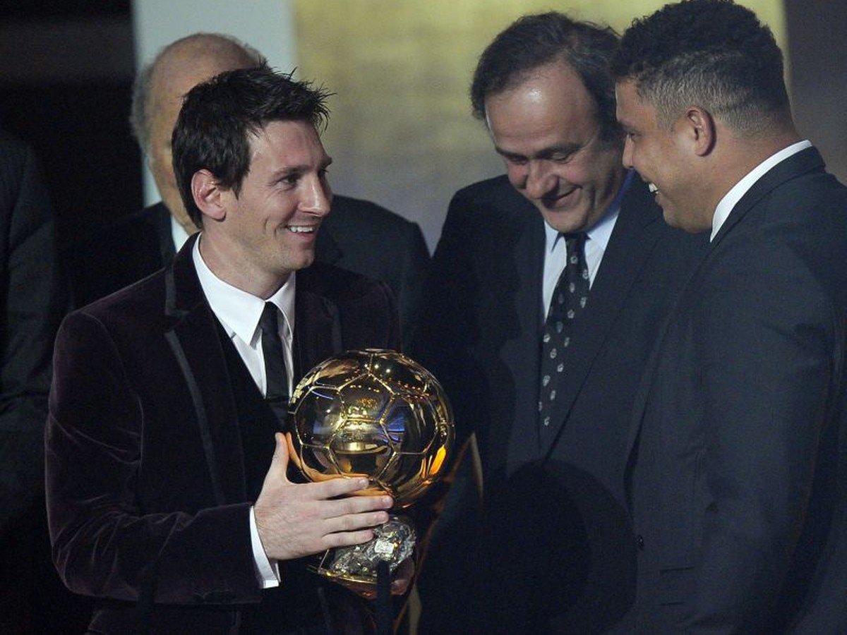 Lionel Messi, Michel Platini a Ronaldo