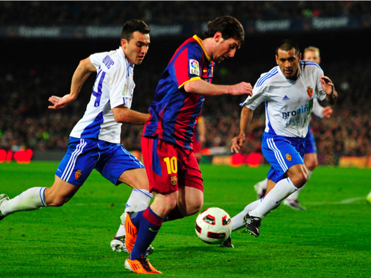 Lionel Messi v akcii