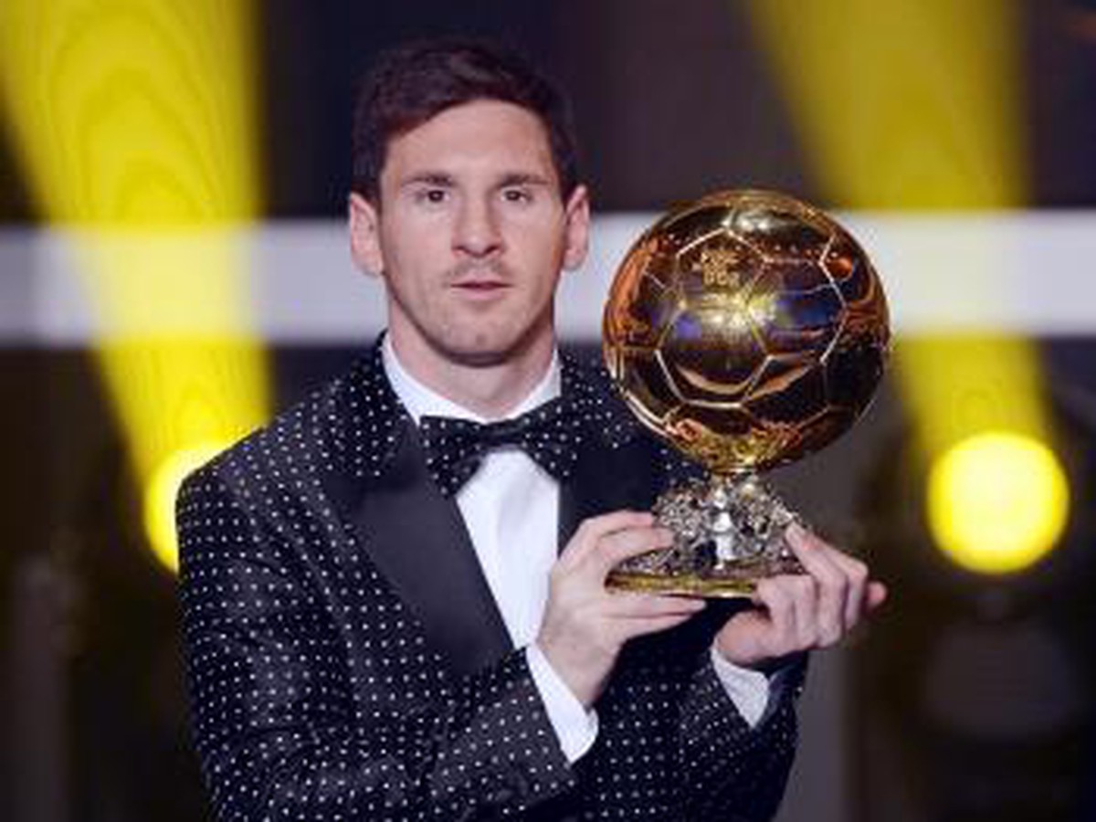 Lionel Messi so Zlatou loptou