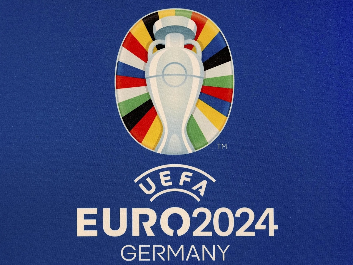 Na snímke oficiálne logo majstrovstiev Európy vo futbale 2024
