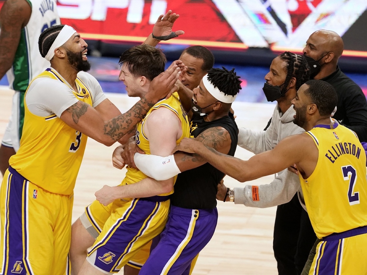 Basketbalisti Los Angeles Lakers sa radujú z víťazstva