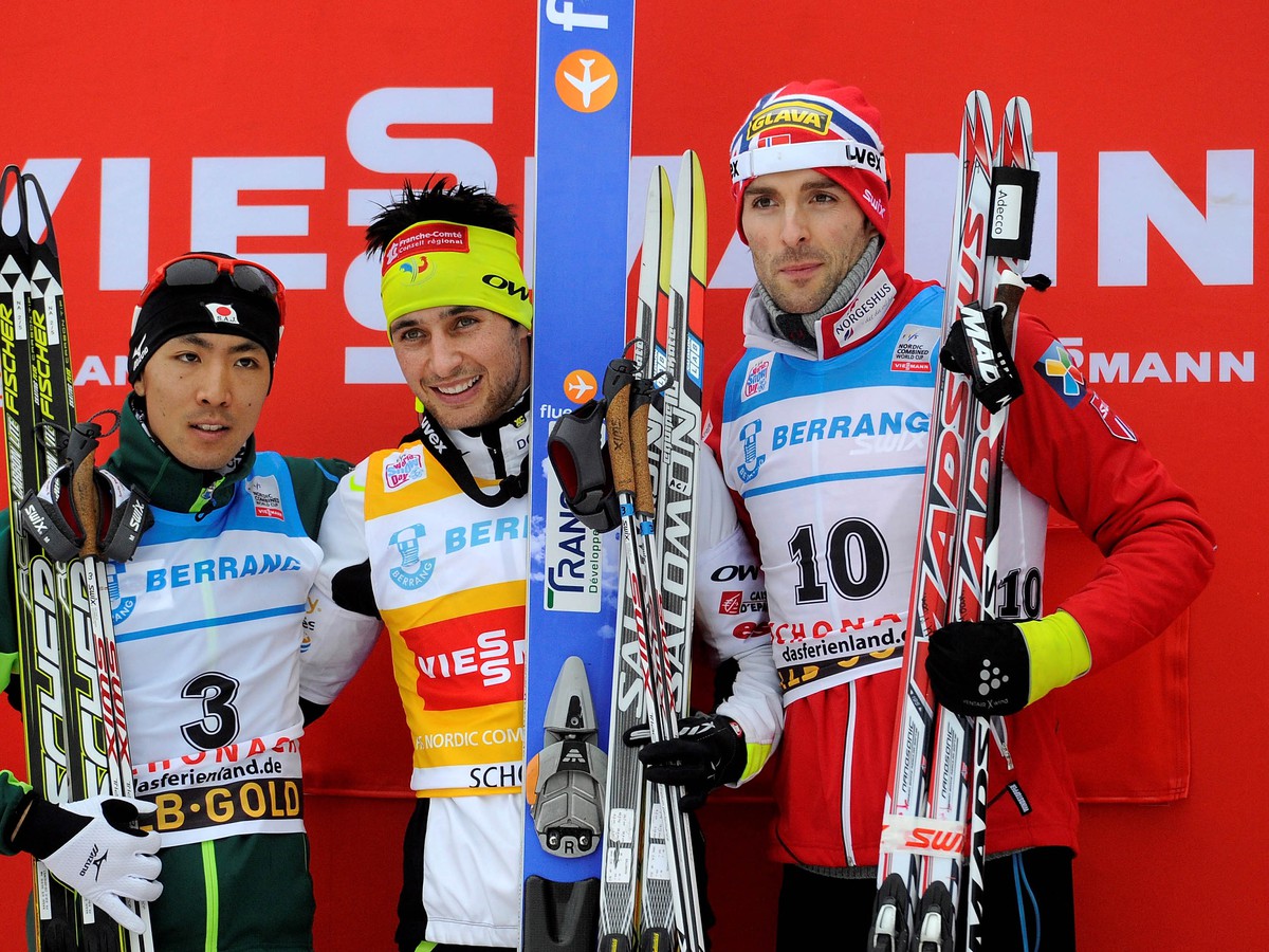 Akito Watabe, Jason Lamy Chappuis a Magnus Moan