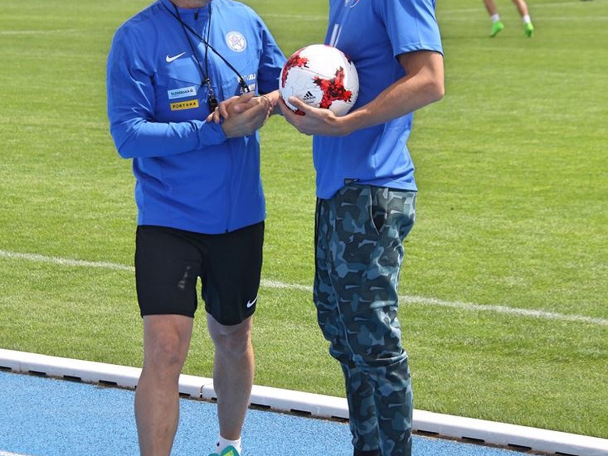Tréner Pavel Hapal a ambasádor slovenského tímu U-21 Majk Spirit